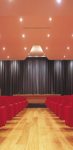 Stage Curtain Track And Curtains
