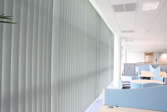 Office Vertical Louvre Blinds